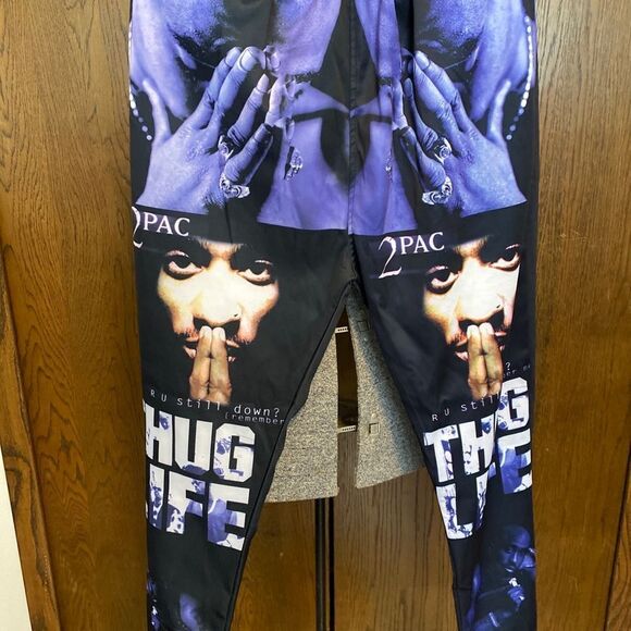 Vintage rare  RU Still Down 2Pac lounge sweat pants XL - Picture 1 of 7